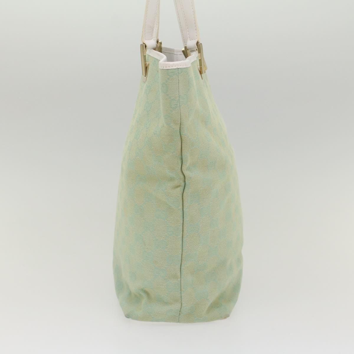 Gucci GUCCI GG Canvas Tote Bag Light Blue 002 002 Size ONE SIZE - 3 Thumbnail