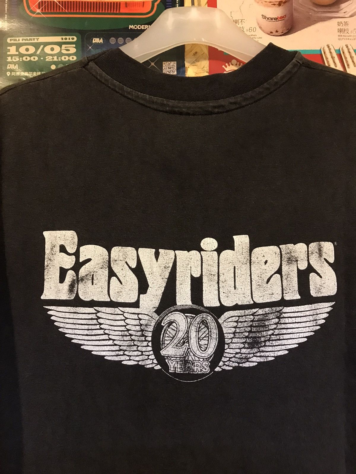 Hanes × Harley Davidson × Vintage Vintage Easyriders Discovering America 90s Tee Shirt Size US L / EU 52-54 / 3 - 4 Thumbnail