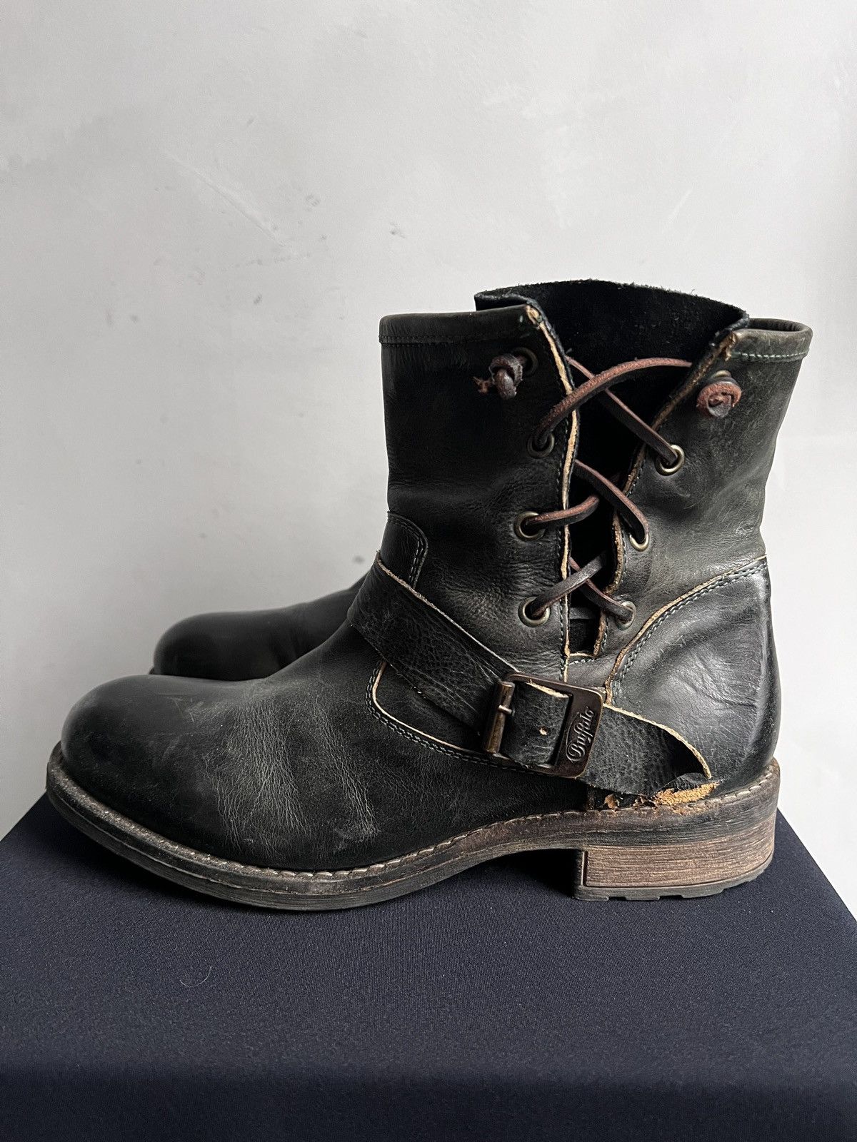 Buffalo London Buffalo avant garde leather boots style Airstep artisan Size US 6.5 / EU 39-40 - 3 Thumbnail