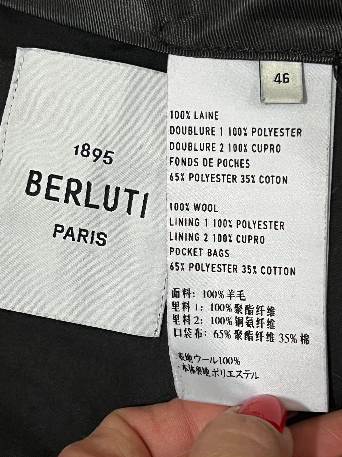Berluti Berluti 1895 1740$ Gabardine Zip Pants Black EU 46 (US 30) Size US 30 / EU 46 - 11 Thumbnail