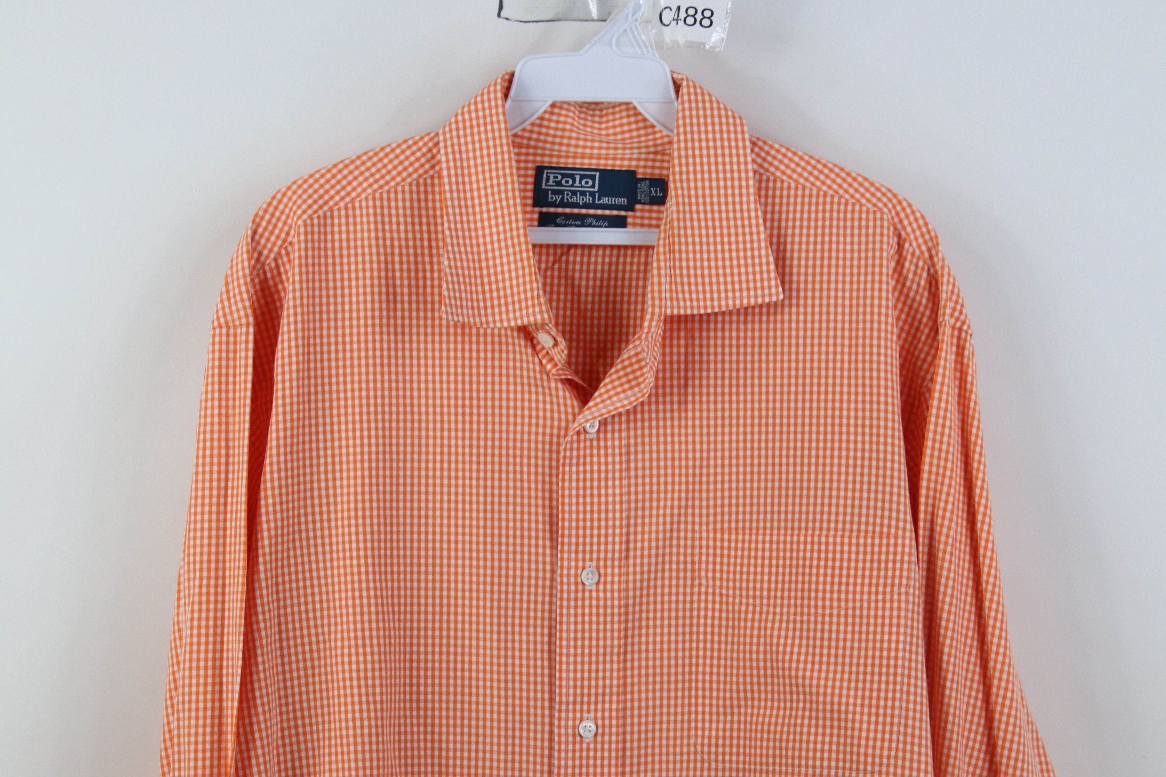 Polo Ralph Lauren Ralph Lauren Fine Two Ply 100s Button Shirt Gingham Plaid Size US XL / EU 56 / 4 - 2 Thumbnail