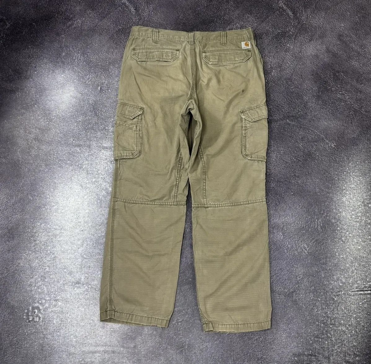Carhartt × Vintage Vintage Carhartt American Aviation Khaki Baggy Cargo Pants Size US 38 / EU 54 - 1 Thumbnail