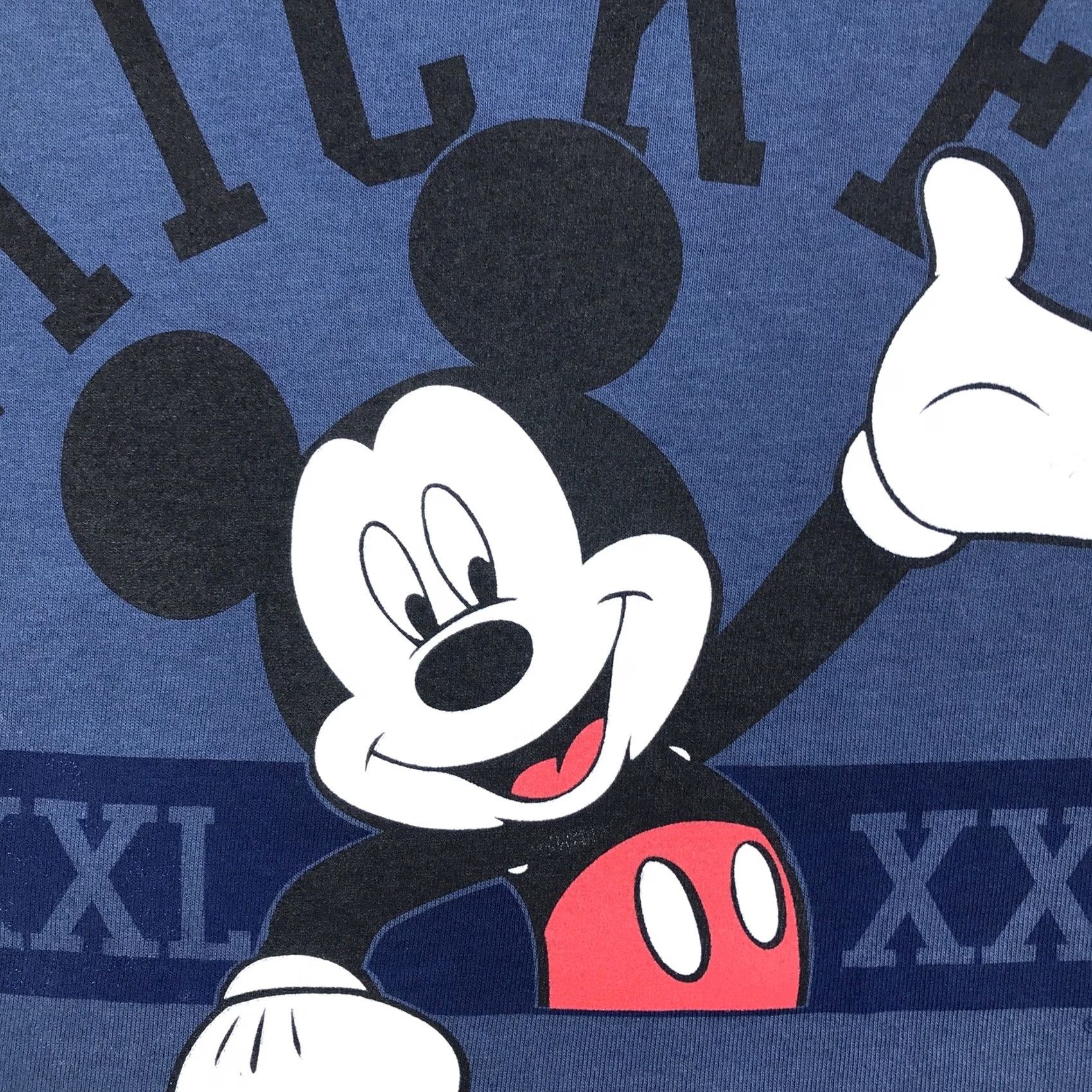 Disney VINTAGE Walt Disney Mickey Mouse ATHLETIC DEPT. T-Shirt XL Blue Mens 90s Disney Cartoon Mickey Mouse Shirt Short Sleeve Cotton Vintage Size US XL / EU 56 / 4 - 6 Thumbnail