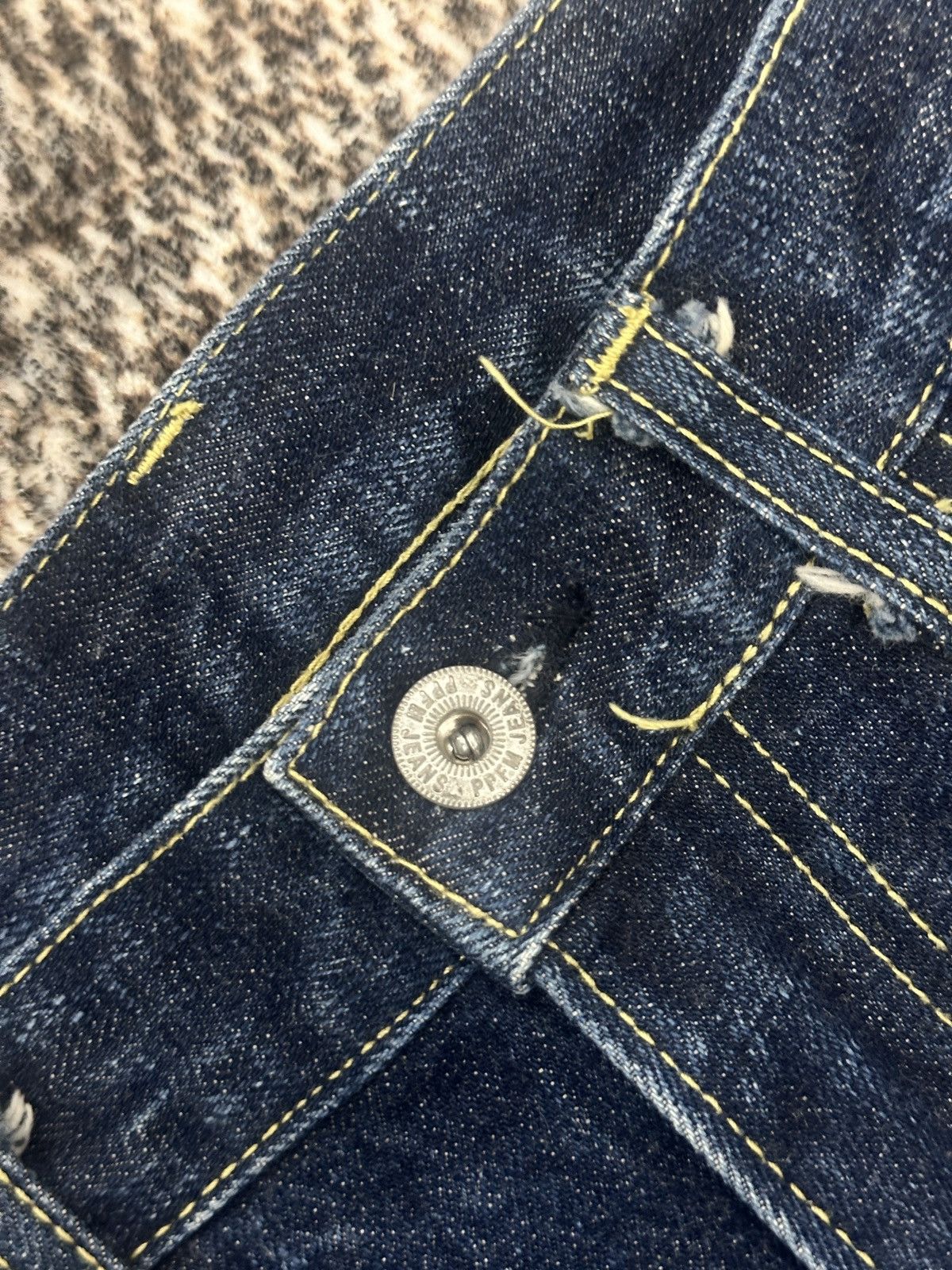 If Six Was Nine × Japanese Brand × PPFM PPFM Blue Denim Jeans Size US 29 - 3 Thumbnail