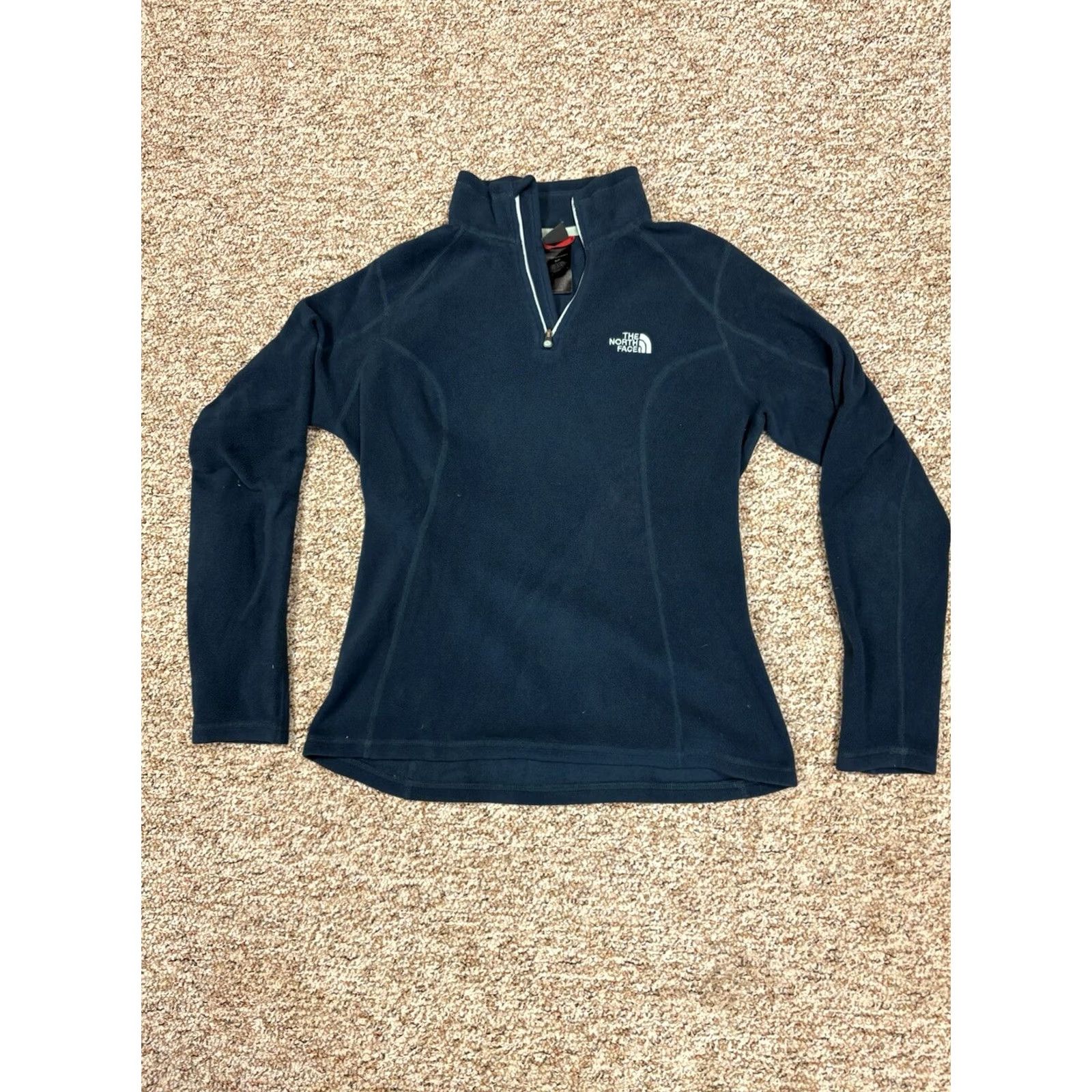 The North Face The North Face Jacket Women’s S Small Fleece Navy Blue Quarter Zip Outdoors Casual Travel Workwear Size S / US 4 / IT 40 - 2 Thumbnail