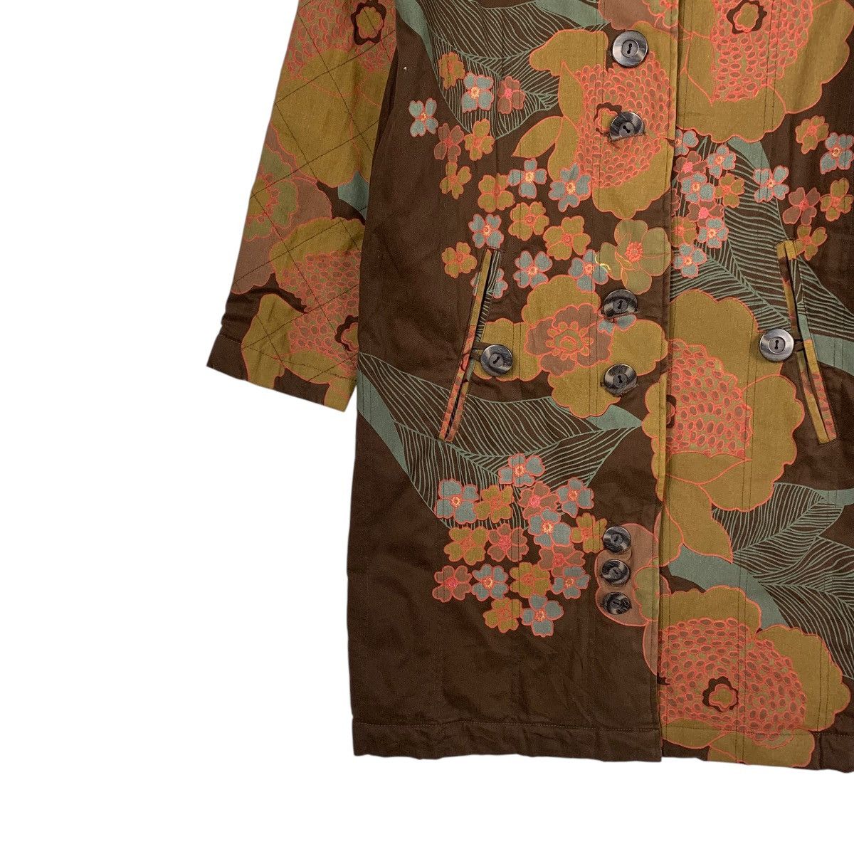 Japanese Brand Japanese Brand Scolar Fullprint Flower Motive Coat Size M / US 6-8 / IT 42-44 - 4 Thumbnail