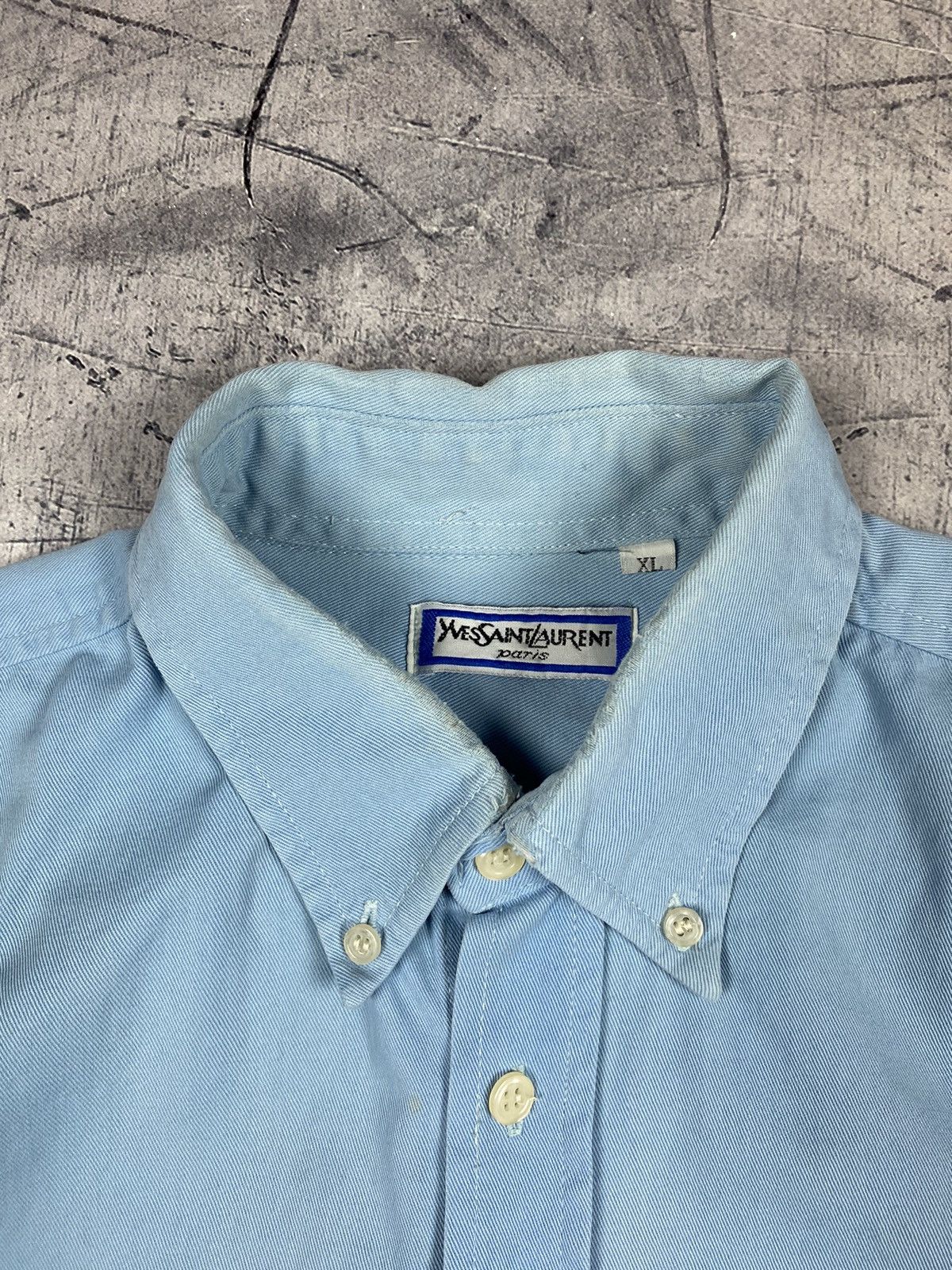 Vintage Vintage 90s Yves Saint Laurent Paris Button Up Shirt Size US XL / EU 56 / 4 - 9 Thumbnail