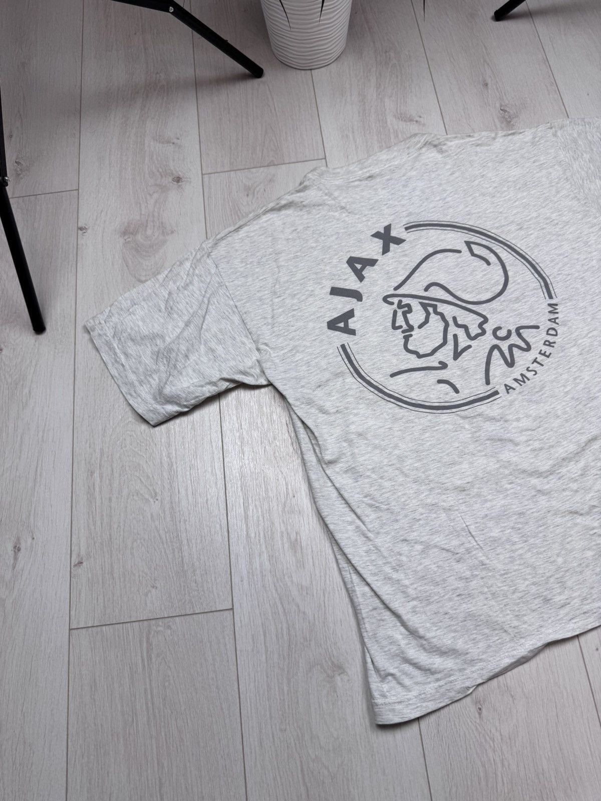 Vintage Vintage 90s Ajax Ronald De Boer Football White T-shirt Size US XL / EU 56 / 4 - 11 Thumbnail