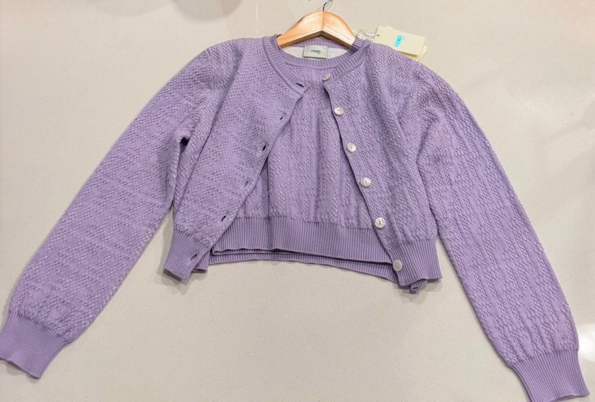 Fendi Fendi Kids Vest with Cardigan Size XXS / US 00 / IT 34 - 2 Thumbnail