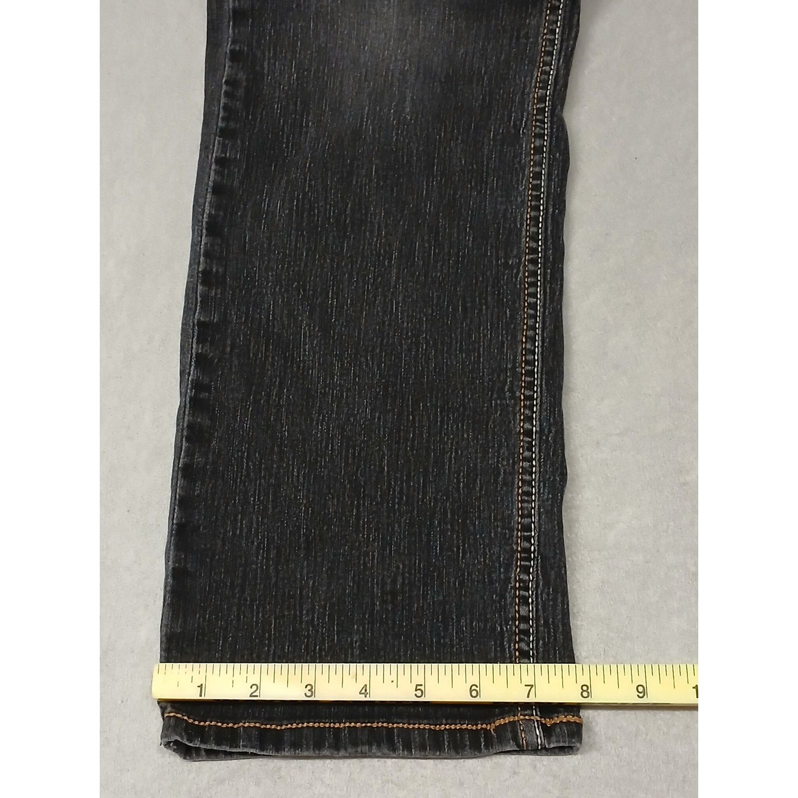 U.S. Polo Assn. U.S. Polo Assn. (10) Straight Boot Cut Black Denim Jeans Size 32" / US 10 / IT 46 - 2 Thumbnail