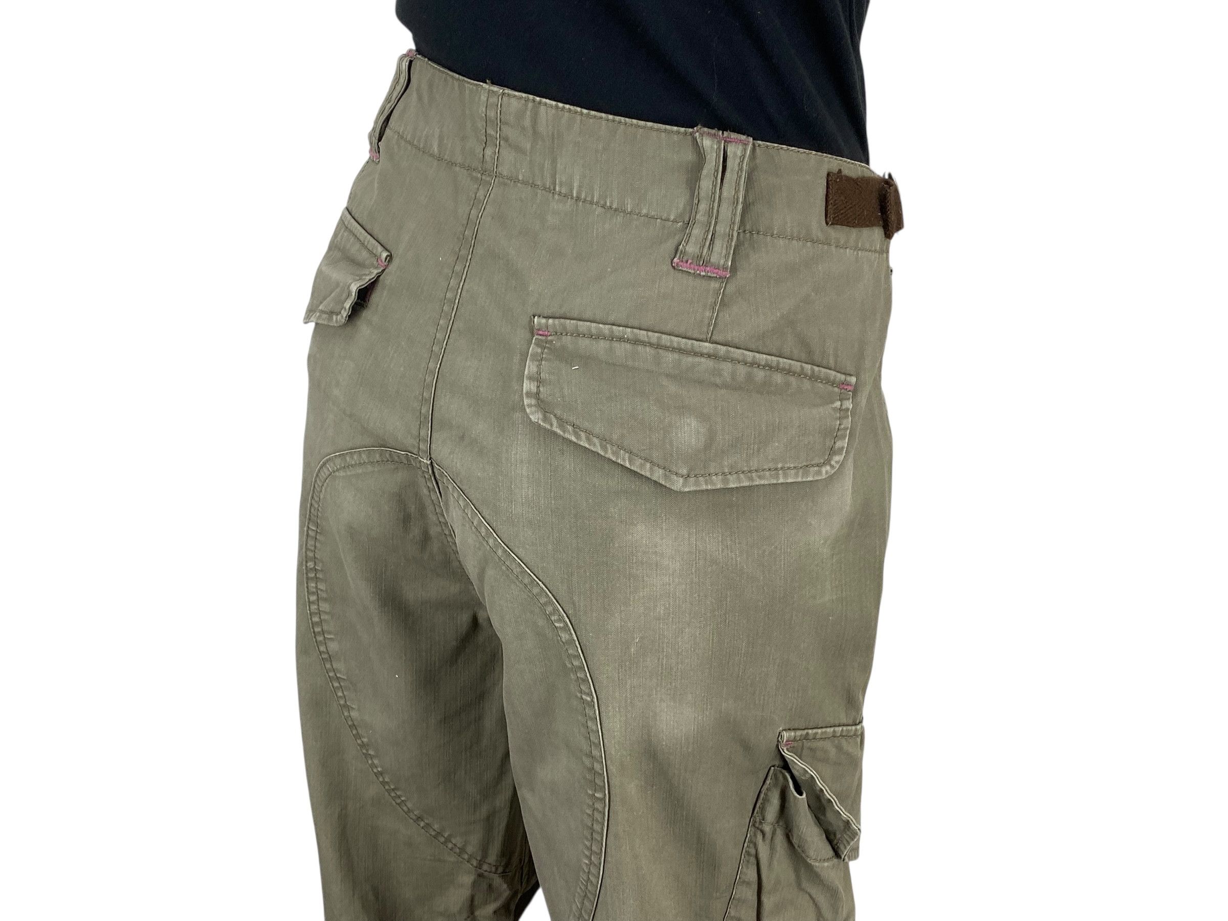 Japanese Brand Hickory Skateboard Pants Stripes Cargo Pants Size US 30 / EU 46 - 5 Thumbnail