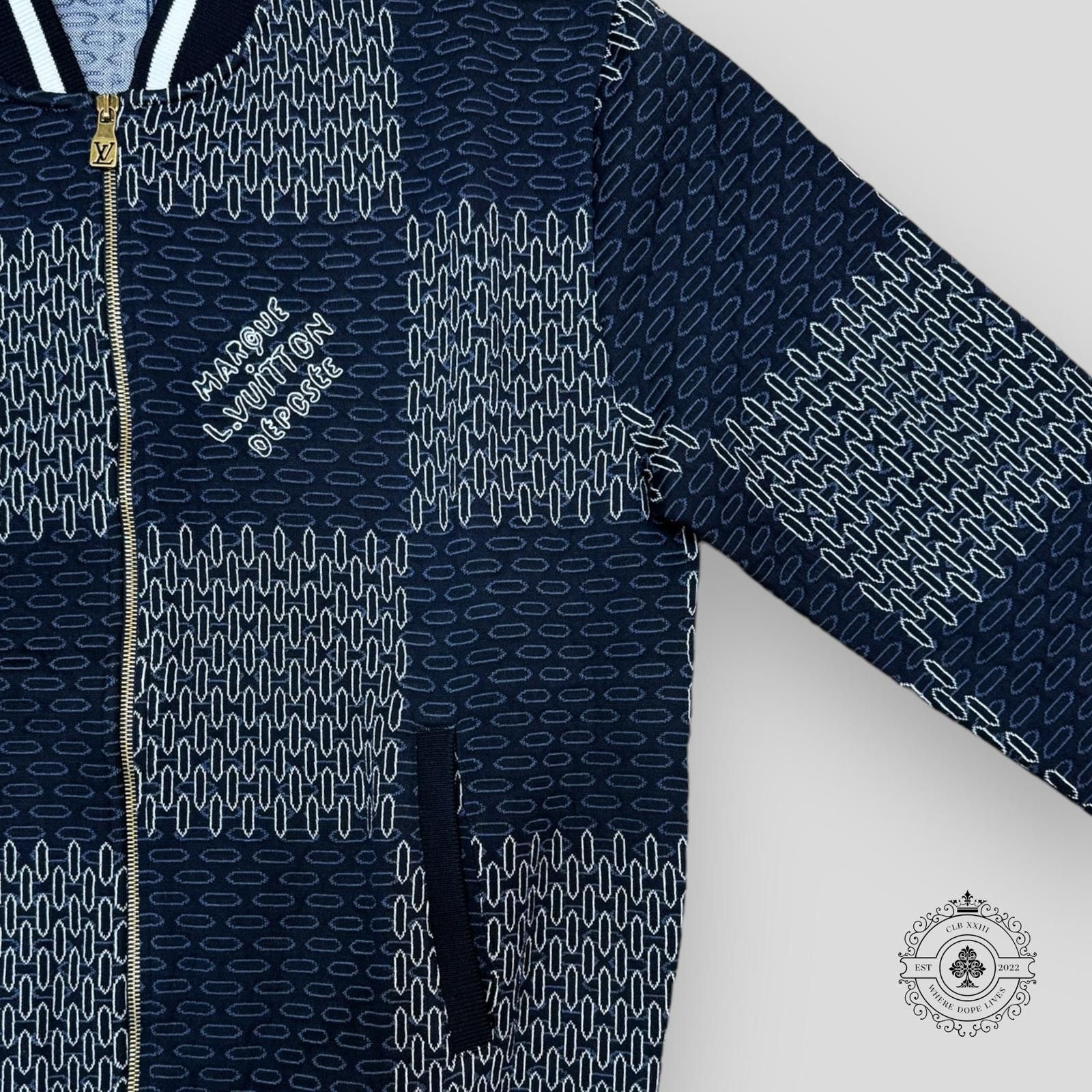 Louis Vuitton Louis Vuitton Tennis Damier Quilted Cotton Bomber in Navy Size US XL / EU 56 / 4 - 2 Thumbnail