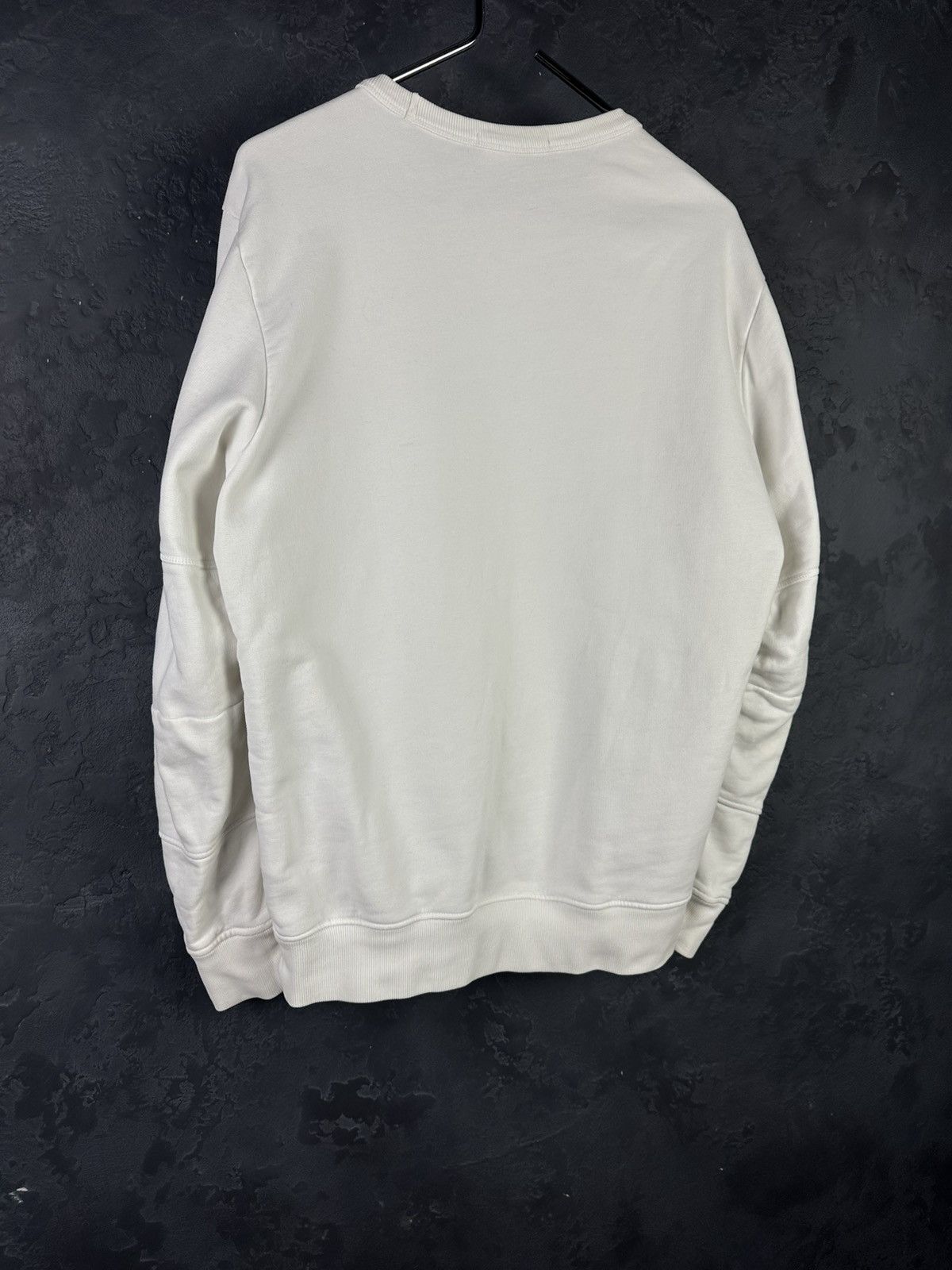 Stone Island Stone Island White Sweatshirt Crewneck Big Logo Mens Size US M / EU 48-50 / 2 - 11 Thumbnail