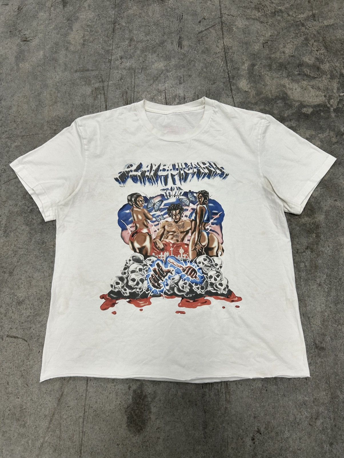 Playboi Carti 2017 Playboi Carti tour t shirt AWGE Size US L / EU 52-54 / 3 - 1 Thumbnail