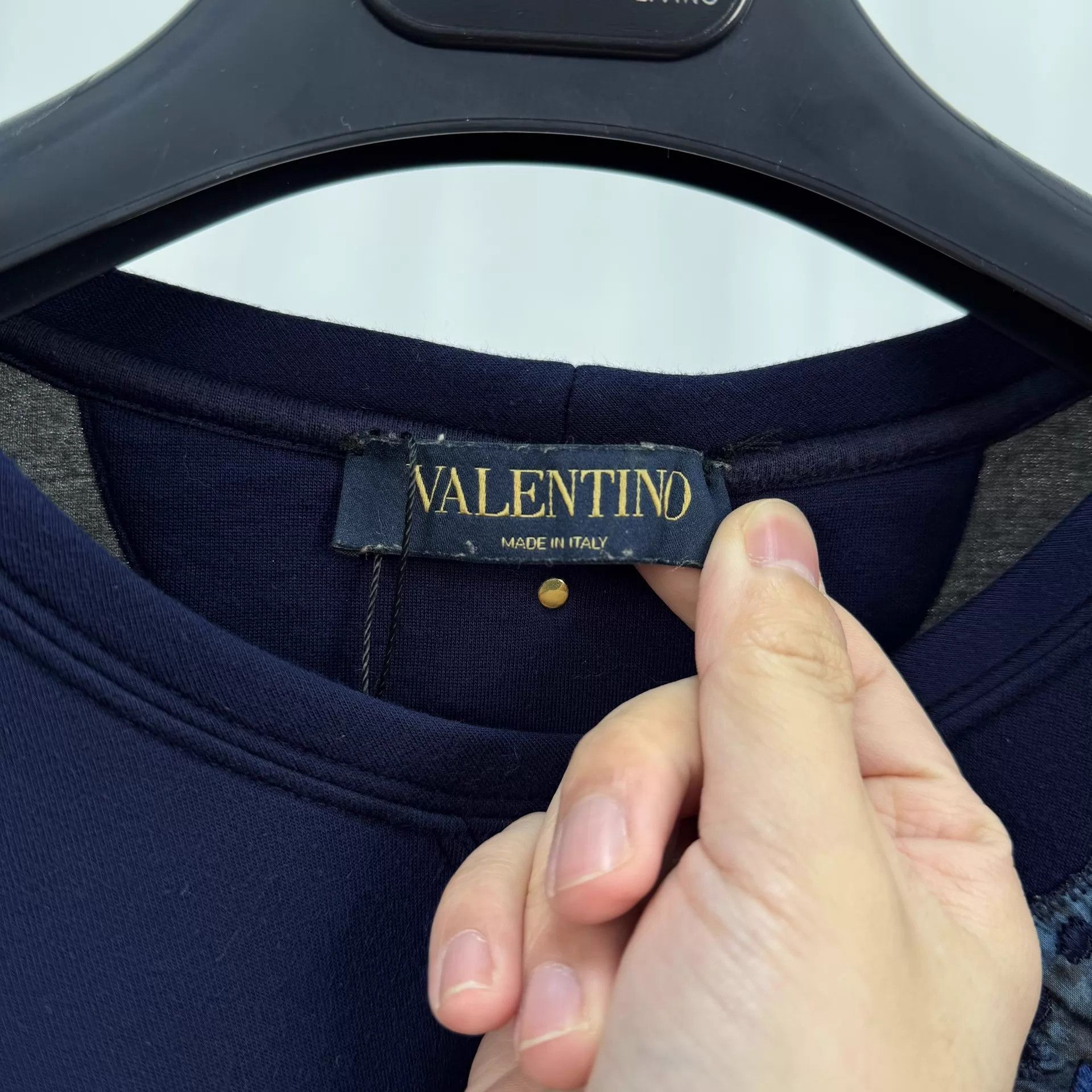 Valentino Valentino Embroidered Butterfly Space Cotton Sweatshirt S Size S / US 4 / IT 40 - 5 Thumbnail