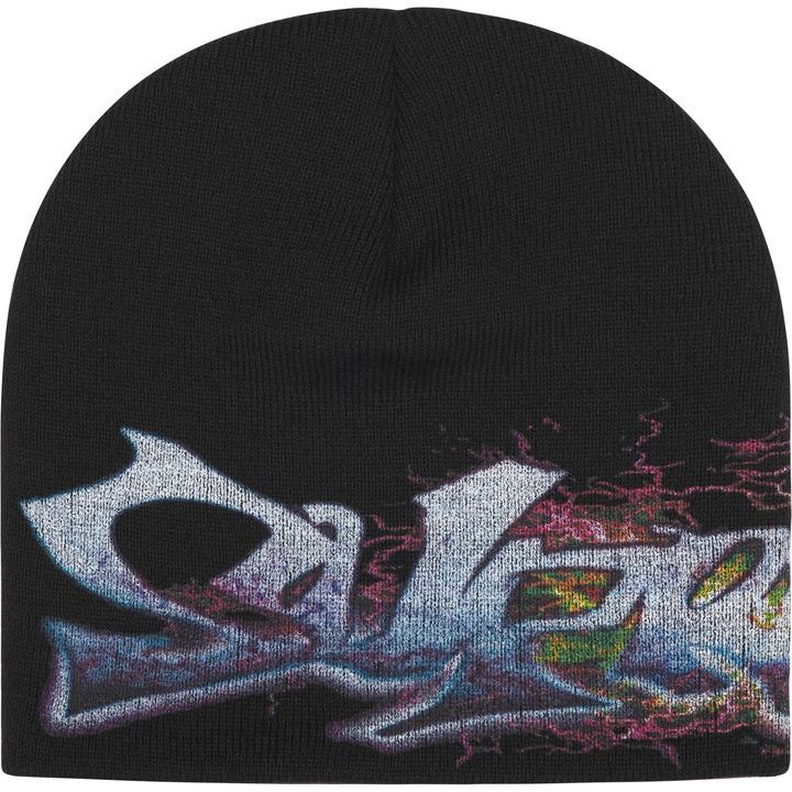supreme Tag Beanie black 黒 Supreme Tag Beanie Black - SS24 - US