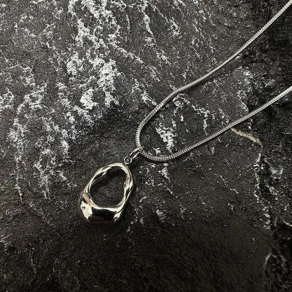 Jewelry Stylish Silver Pendant Necklace Size ONE SIZE - 8 Thumbnail