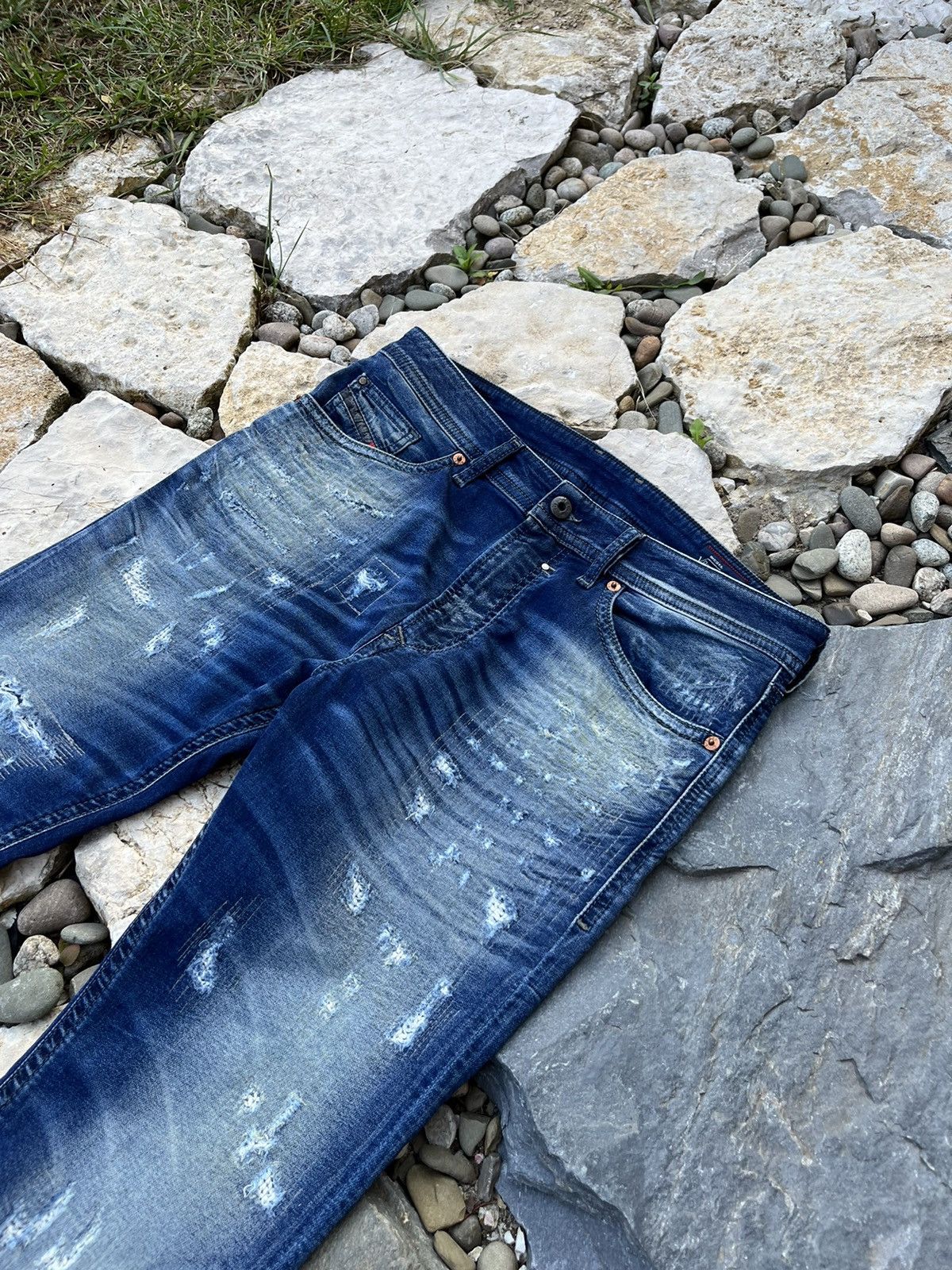 Diesel × Vintage Vintage Diesel 30 y2k spender jeans distressed sweatpants Size US 30 / EU 46 - 6 Thumbnail