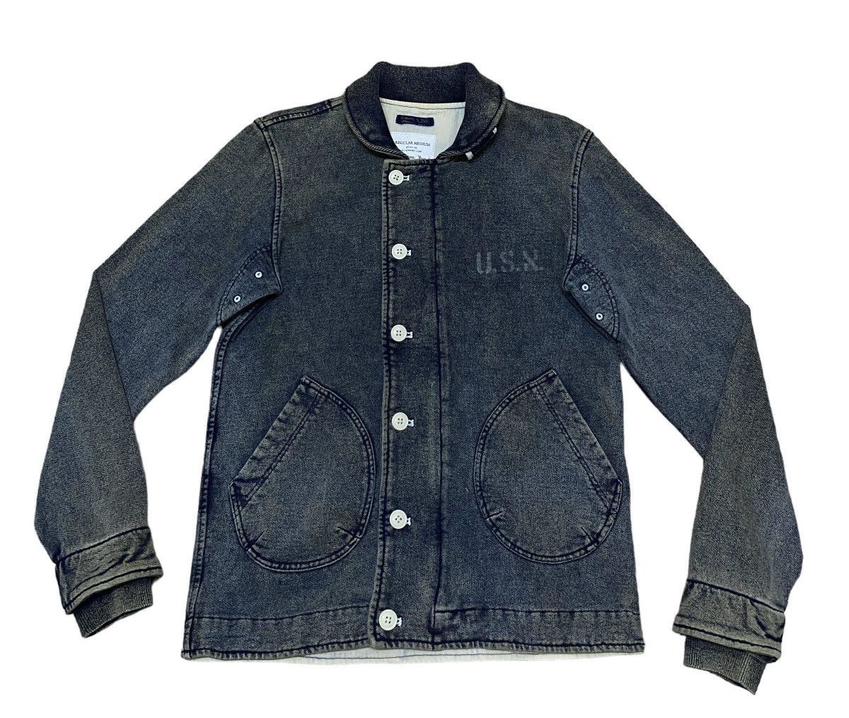 If Six Was Nine Rare Design Vintage Hosutan USN Shawl Collar Jacket 2000s Size US M / EU 48-50 / 2 - 1 Thumbnail