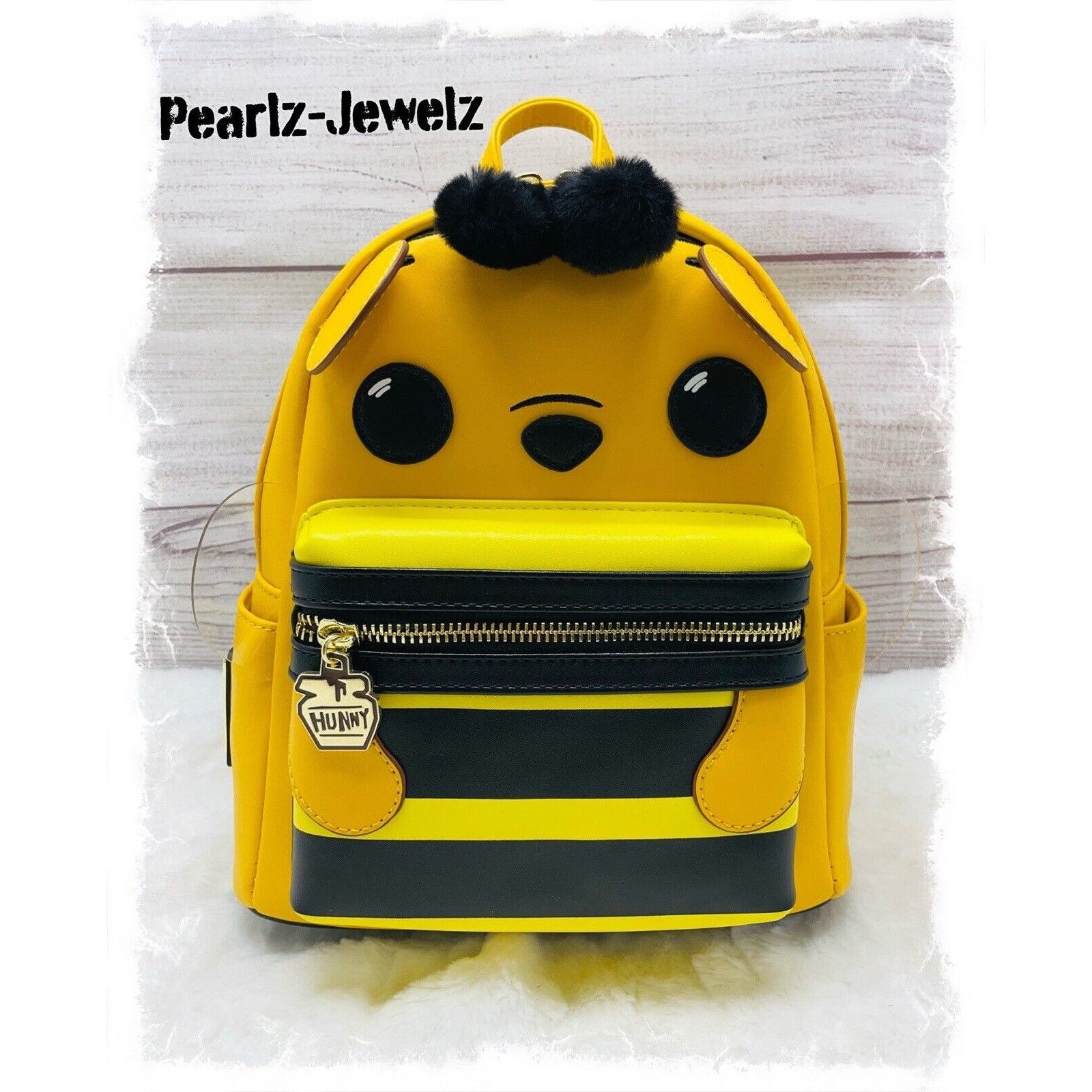 image of Disney Loungefly Funko Pop! Winnie The Pooh Bee Cosplay Figural Min in Yellow, Women's