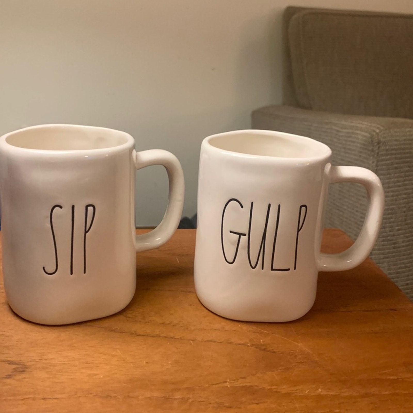 Vintage 2 Rae Dunn mugs cups coffee mugs Size ONE SIZE - 1 Thumbnail