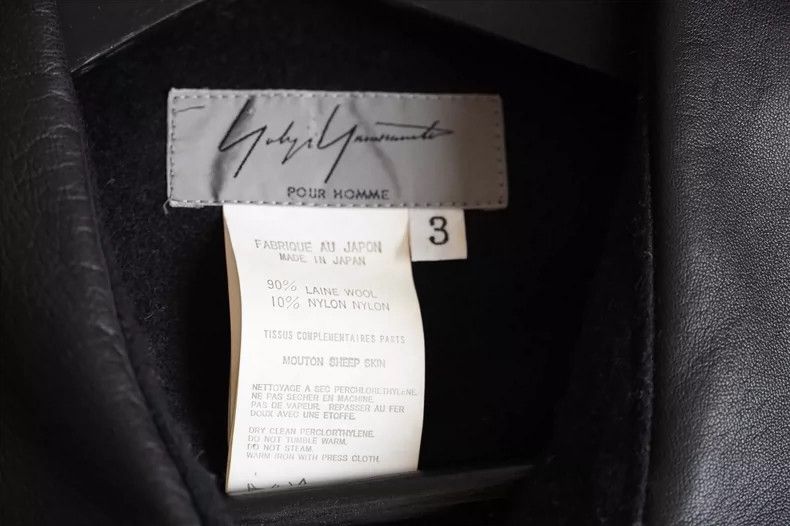 Yohji Yamamoto Yohji Yamamoto 2001AW Patchwork Zipper Sheepskin Shirt 2504 Size US L / EU 52-54 / 3 - 8 Thumbnail