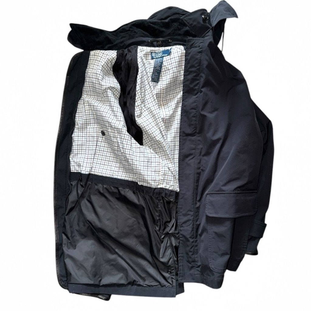 Polo Ralph Lauren Polo by Ralph Lauren Black Jacket with Detachable hood Size US L / EU 52-54 / 3 - 5 Thumbnail