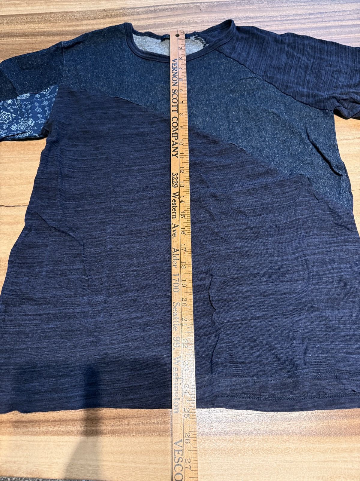 URBAN RESEARCH DOORS Urban research Doors denim patch tee Size US M / EU 48-50 / 2 - 2 Thumbnail