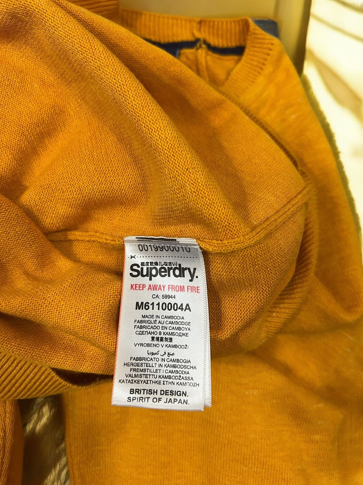 Superdry Superdry The Orange Label men’s sweater size S Size US S / EU 44-46 / 1 - 7 Thumbnail