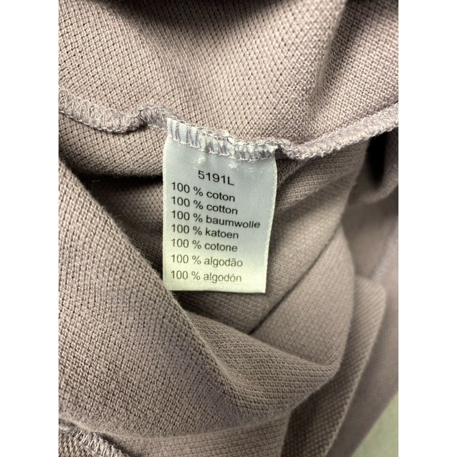 Lacoste LACOSTE Polo Shirt Mens XL Short Sleeve Lavender Cotton Logo Embroidered Casual Golf Tennis Size US XL / EU 56 / 4 - 8 Thumbnail