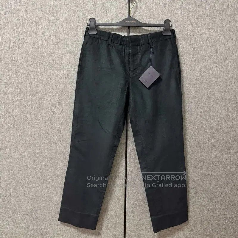 Prada Prada Black Cotton Embroidered Logo Casual Pants. Size US 28 / EU 44 - 1 Thumbnail