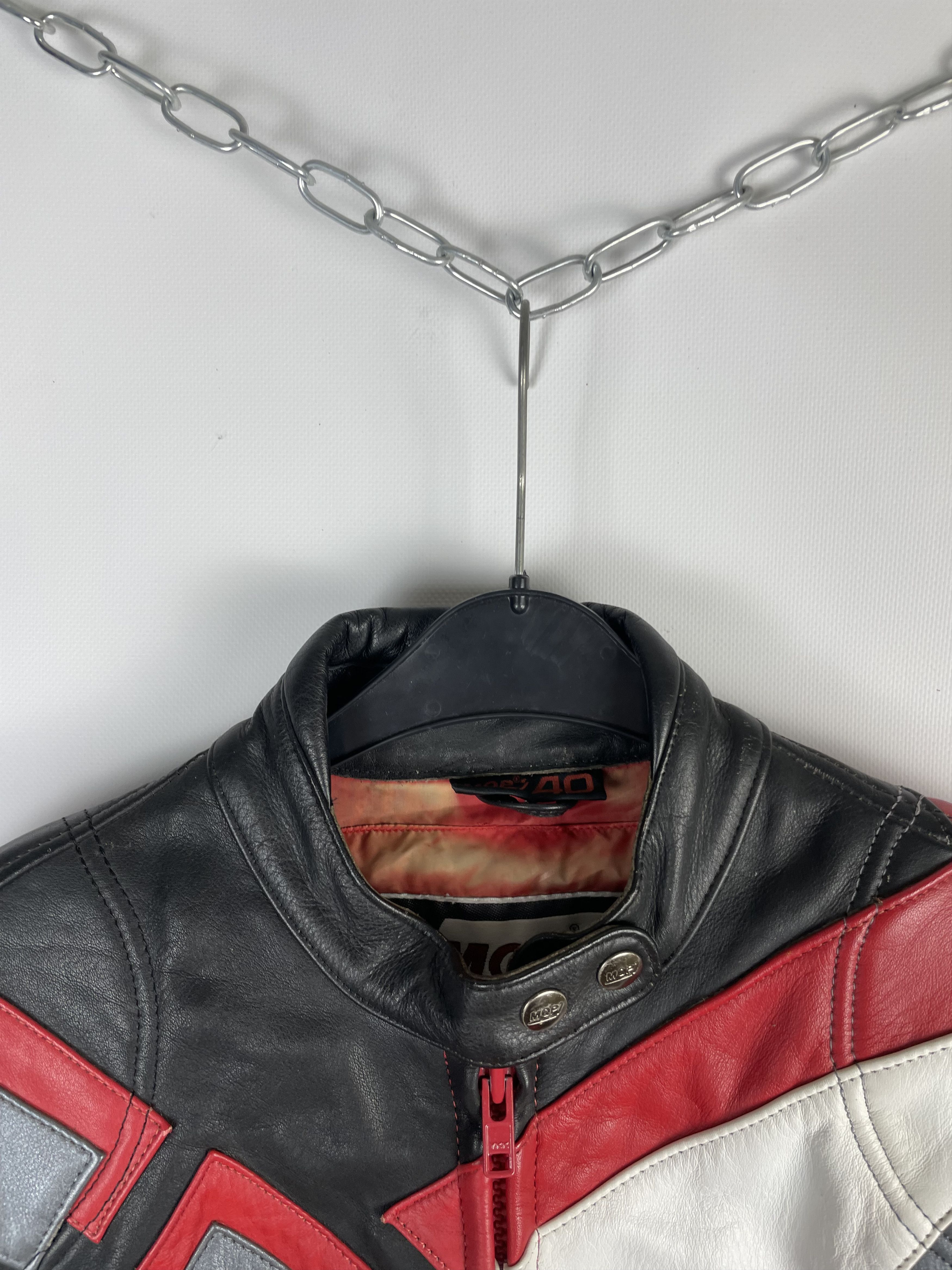 Other MQP Racing Moto Leather Jacket Vintage Size US S / EU 44-46 / 1 - 7 Thumbnail