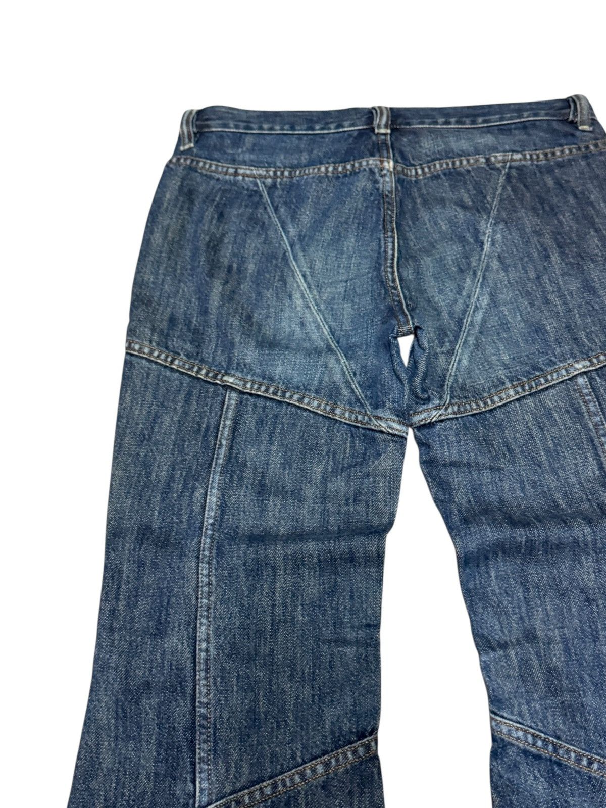 Diesel DIESEL INDUSTRY Flared Reconstructed Low Rise Denim Size US 28 / EU 44 - 12 Thumbnail