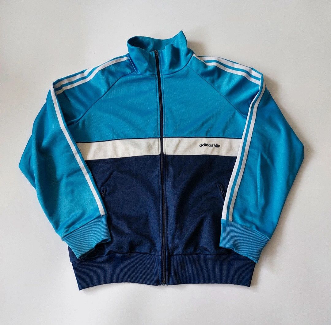 Adidas 1970/80s Adidas track jacket Made in West Germany Size US L / EU 52-54 / 3 - 1 Thumbnail