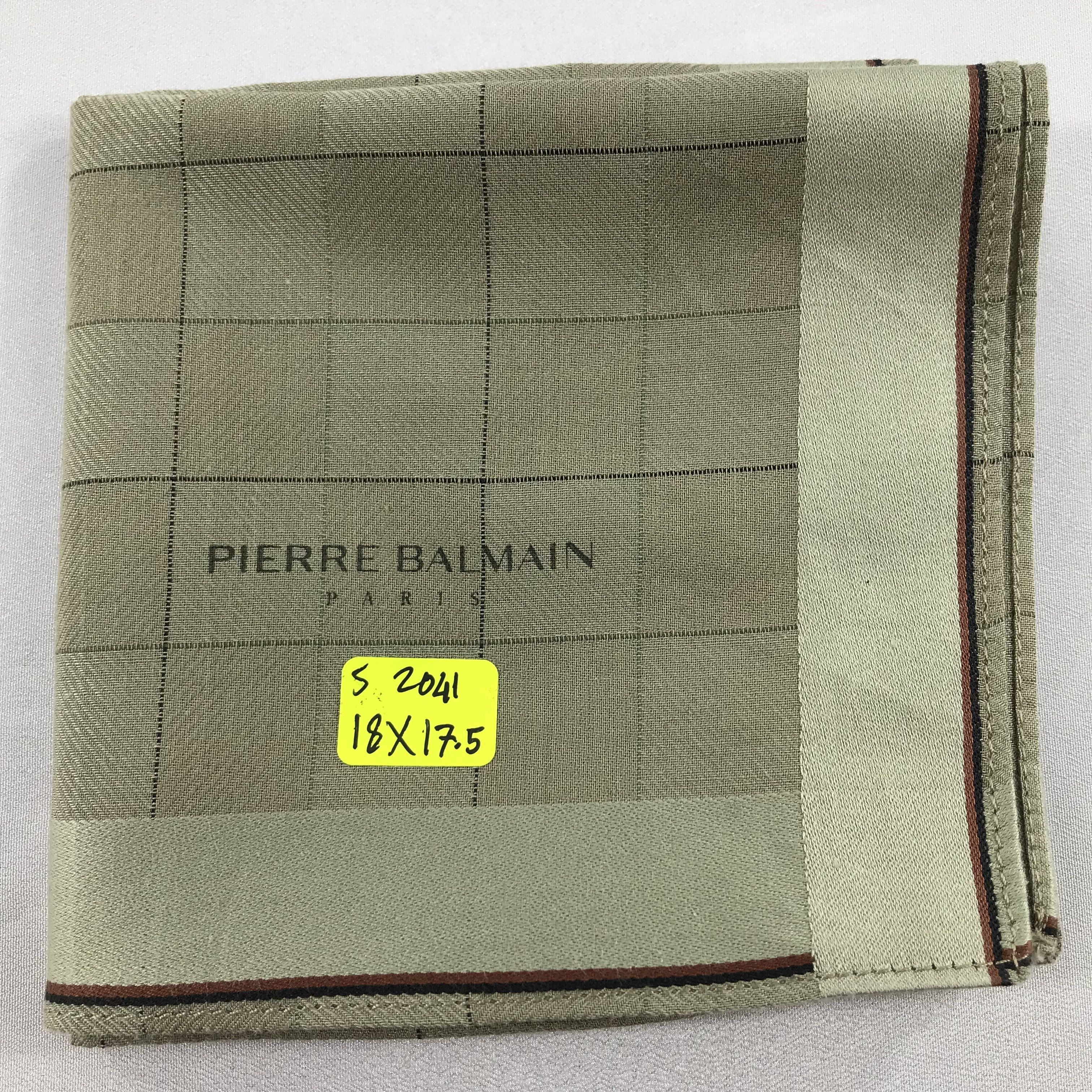 Pierre Balmain × Vintage Pierre Balmain Bandana / Handkerchief / Neckerchief - S2041 Size ONE SIZE - 5 Thumbnail