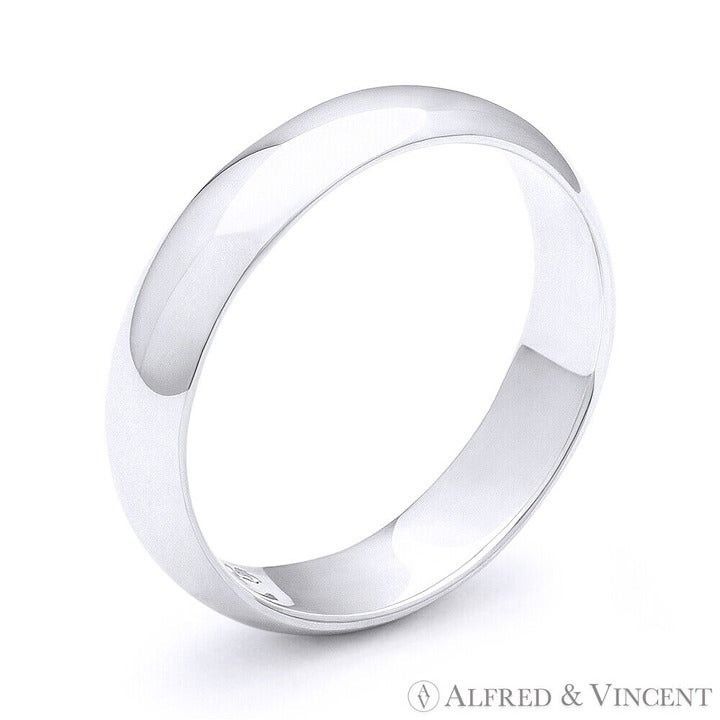Other 5mm Plain Dome Wedding Band in .925 Sterling Silver Size 5 Size ONE SIZE - 1 Preview