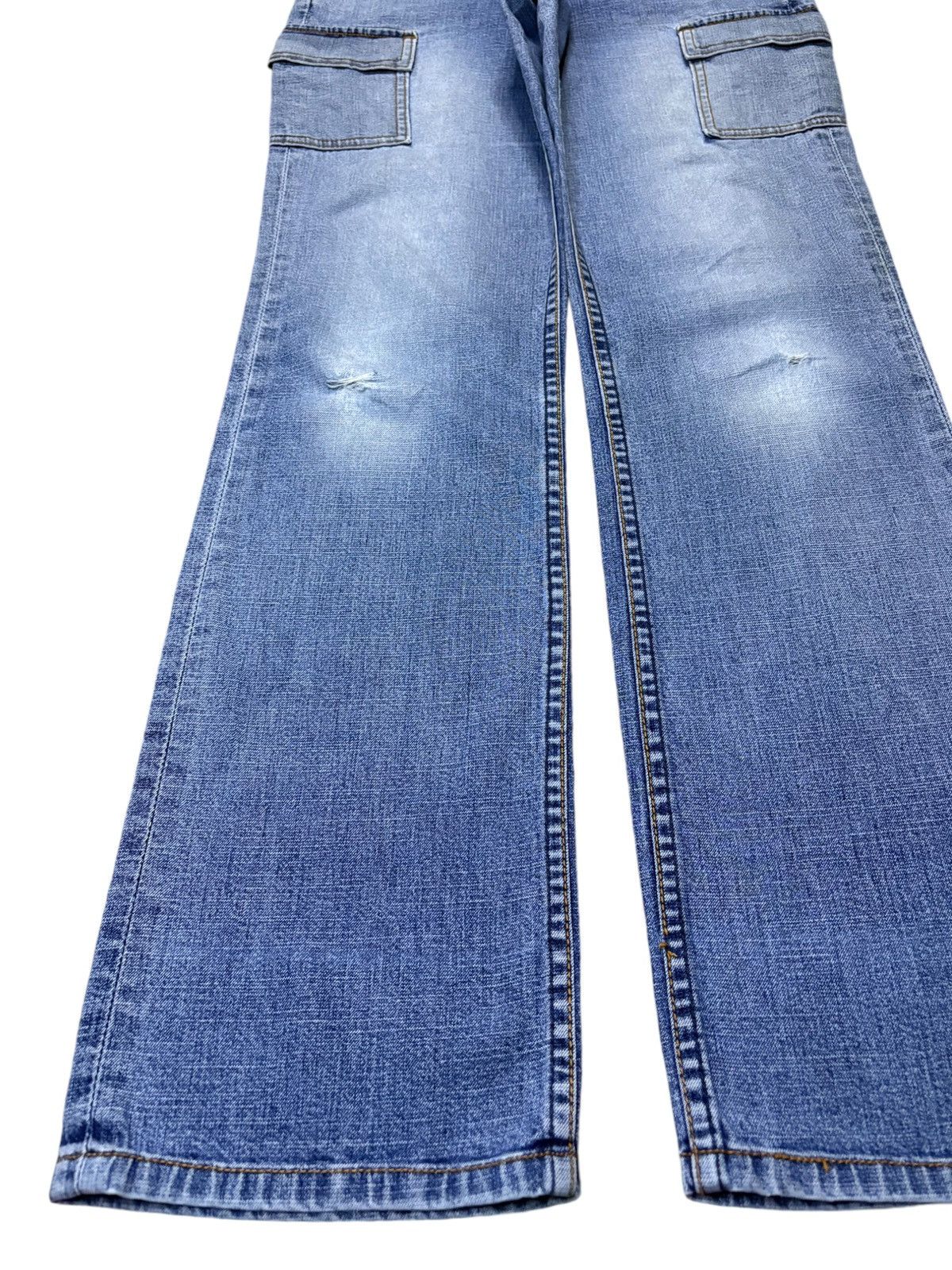 Levi's × Levi's Vintage Clothing Vintage 90s Levis Signature Faded Wash Cargo Carpenter Jeans Size 28" / US 6 / IT 42 - 6 Thumbnail