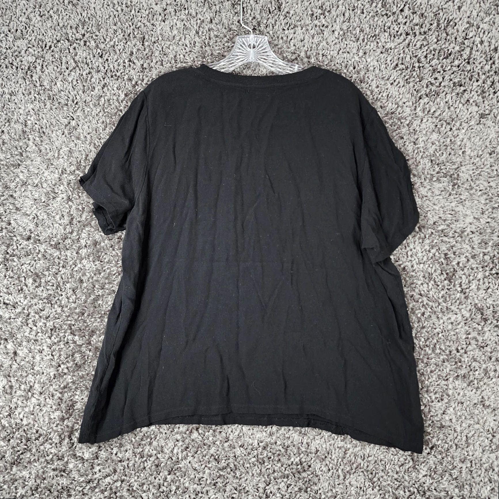 Forever 21 VINTAGE Forever 21 Plus Women's T-Shirt Short Sleeve Black Expect The Unexpected 3X Size 40" / US 18 - 6 Thumbnail