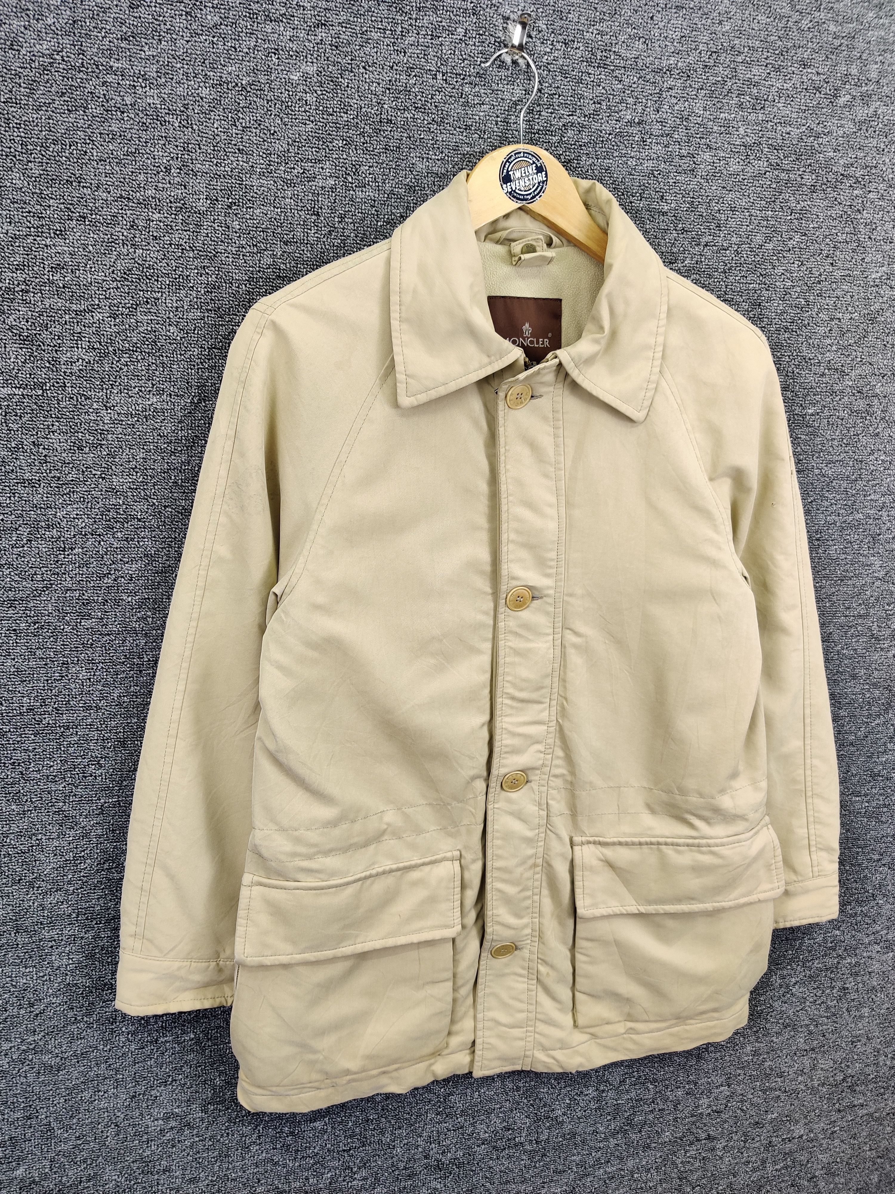 Moncler Vintage Moncler Coat Button Ups Jacket Size US M / EU 48-50 / 2 - 5 Thumbnail
