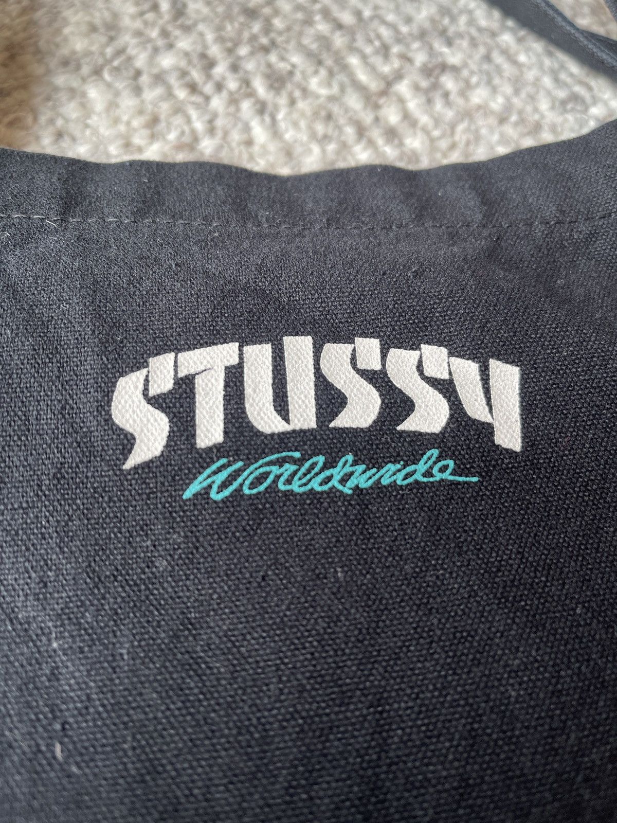 Stussy × Vintage Stussy world tour Tote bag Size ONE SIZE - 5 Thumbnail