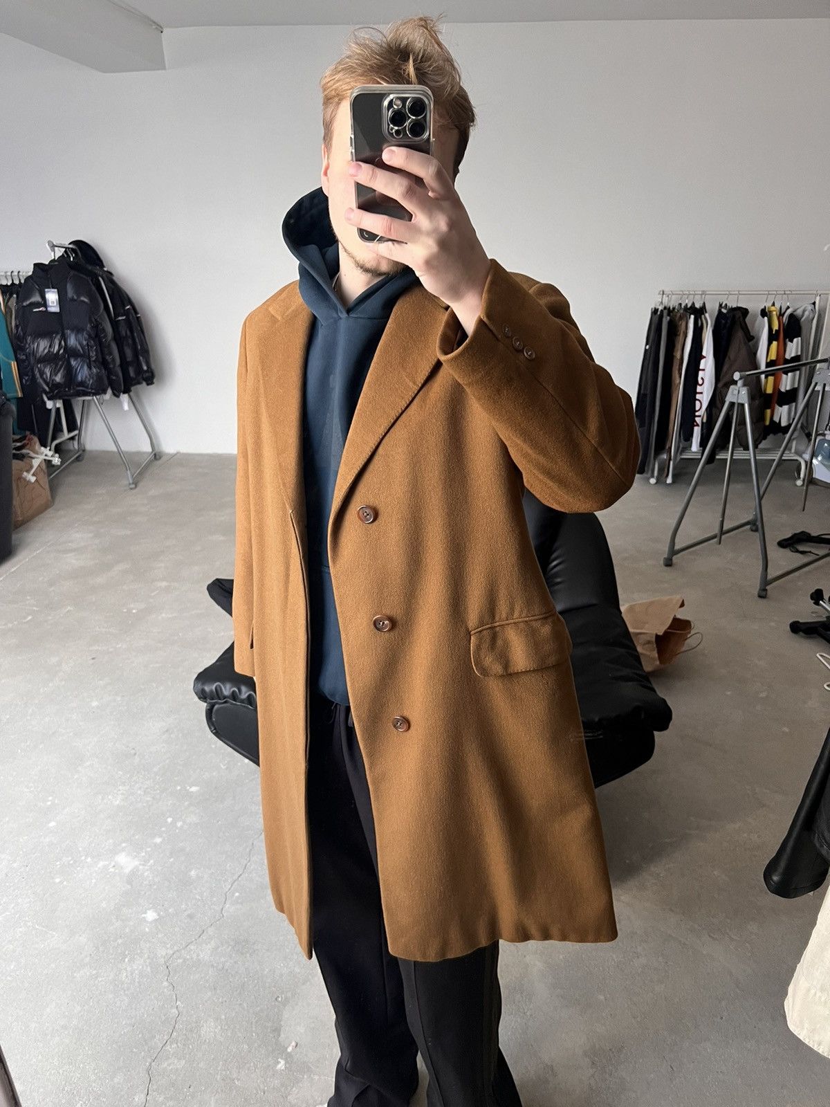 Aquascutum Vintage Aquascutum Rare Luxury Cashmere London Coat Size US L / EU 52-54 / 3 - 2 Thumbnail