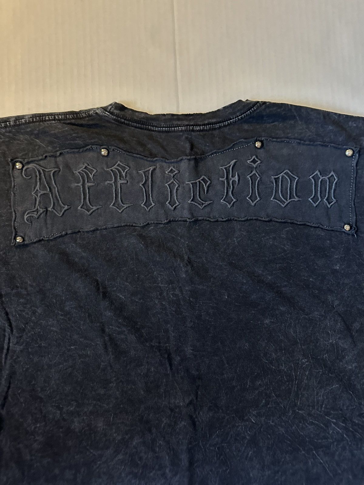 Affliction × Vintage Y2K Affliction T-shirt Size US XXL / EU 58 / 5 - 5 Thumbnail