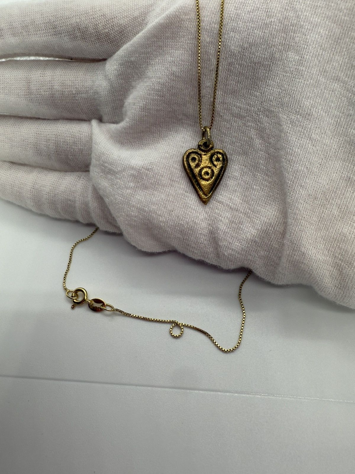 PICARD Celtic Viking Gold Heart Pendant Necklace - Women's Jewelry Size ONE SIZE - 4 Thumbnail