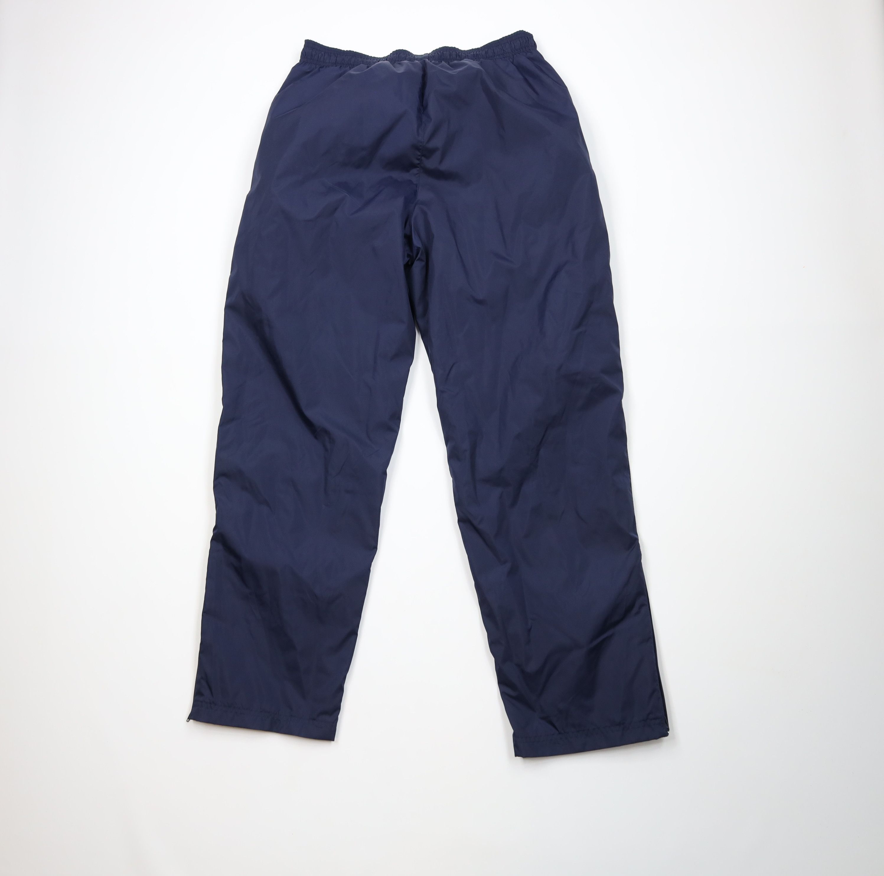 Reebok Vintage 90s Reebok Wide Leg Windbreaker Pants Navy Blue Size US 36 / EU 52 - 12 Thumbnail