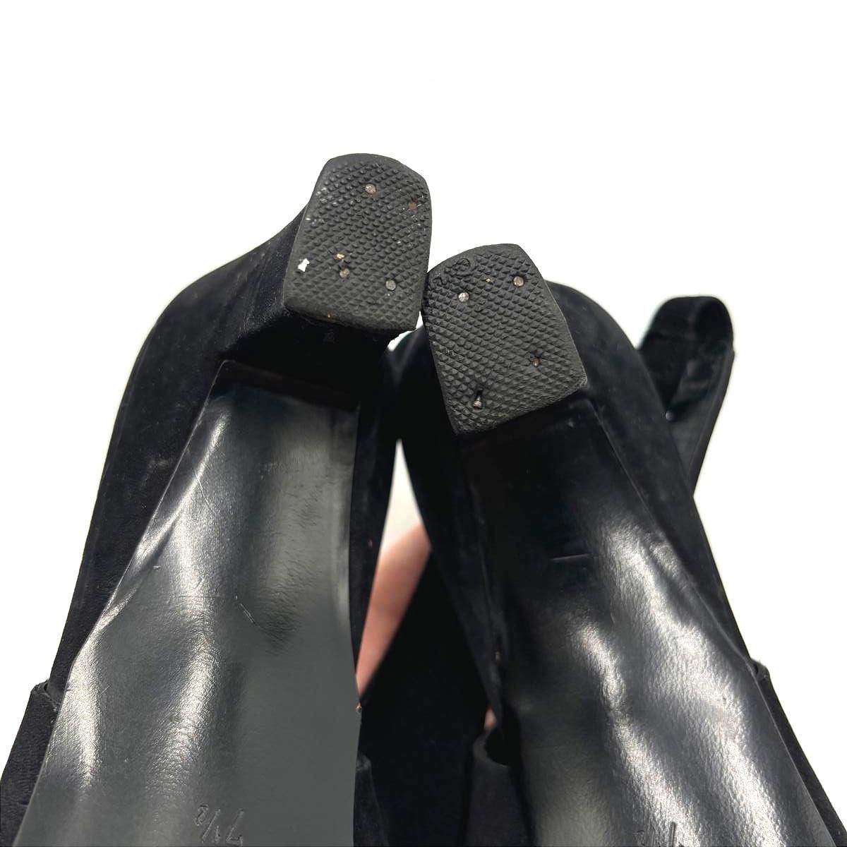 Designer STEPHANE KELIAN Black Suede Heels Size 7.5 Size US 7.5 / IT 37.5 - 7 Thumbnail