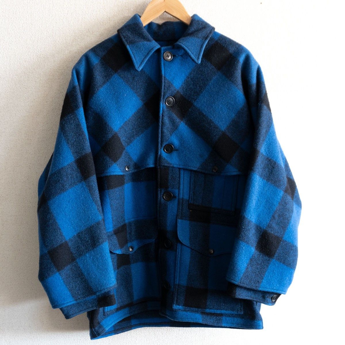 Filson Filson Double Mackinaw Cruiser Jacket Blue Size 40 Size US XXS / EU 40 - 1 Thumbnail