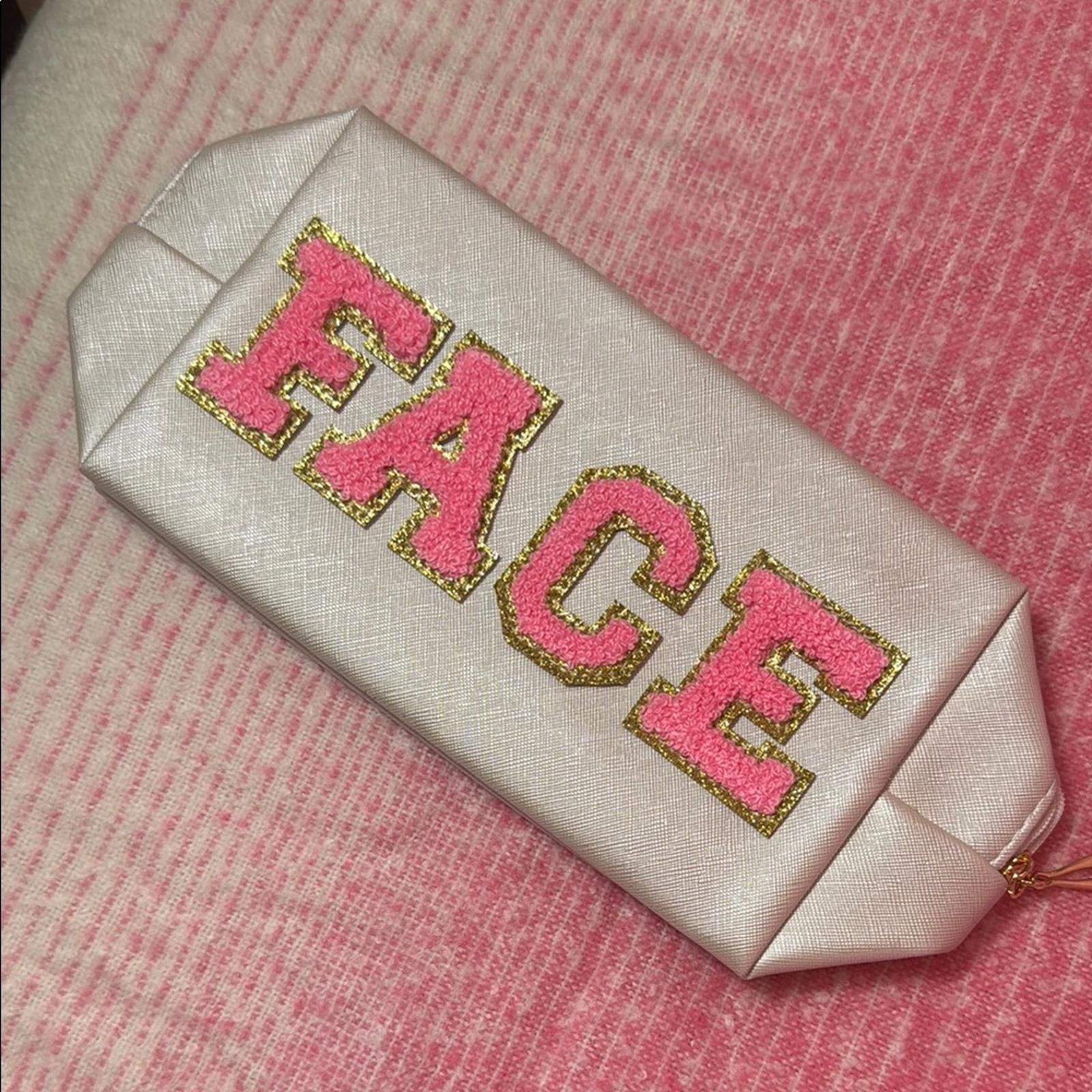 Designer Pink and Gold FACE Clutch Size ONE SIZE - 1 Preview