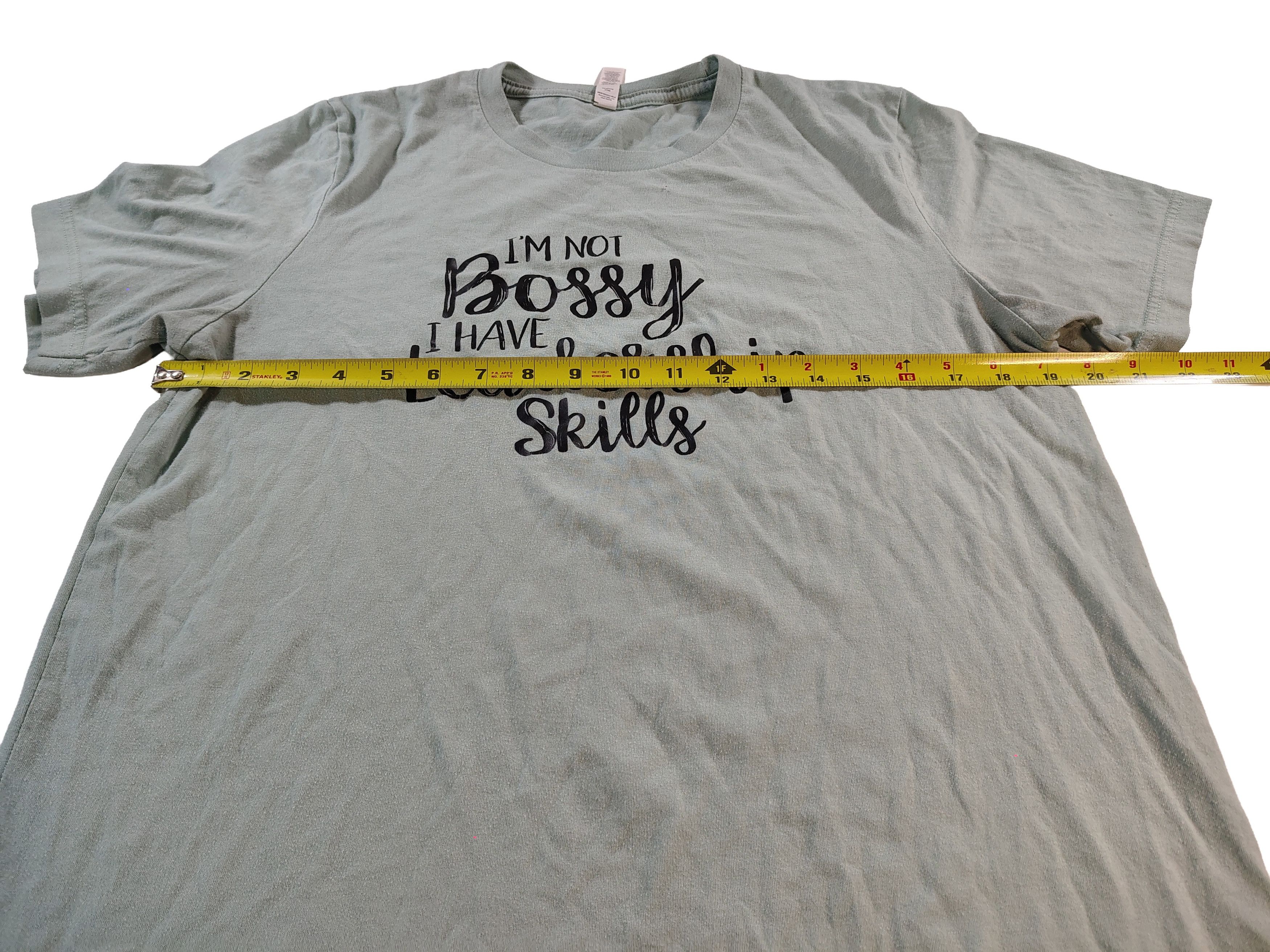 Other Women's "I'm Not Bossy I Have Leadership Skills" T-Shirt Size L / US 10 / IT 46 - 5 Thumbnail
