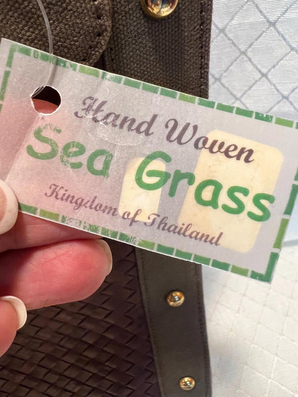 Other Handwoven Sea Grass Brown Handbag Size ONE SIZE - 3 Thumbnail