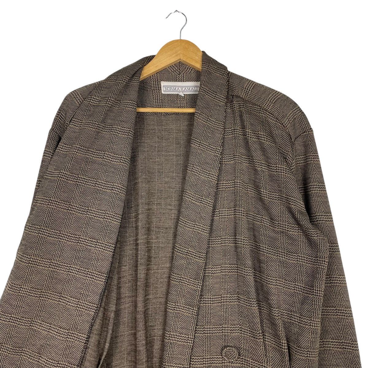 Norma Kamali × Vintage 💥VTG NORMA KAMALI CLASSIC LONGCOAT Size L / US 10 / IT 46 - 11 Thumbnail